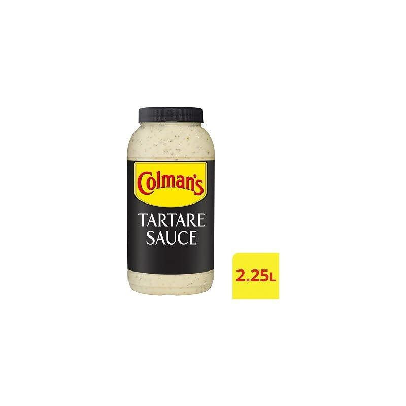 Colmans Tartare Sauce,2,2kg - 1Dry GoodsColman's Tartare Sauce 2.2kg - Perfect for Your Dishes! Colmans Tartare Sauce,2,2kg - 1Dry GoodsColman's Tartare Sauce 2.2kg - Perfect for Your Dishes!
