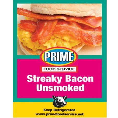 Streaky Bacon Unsmoked call us - 2