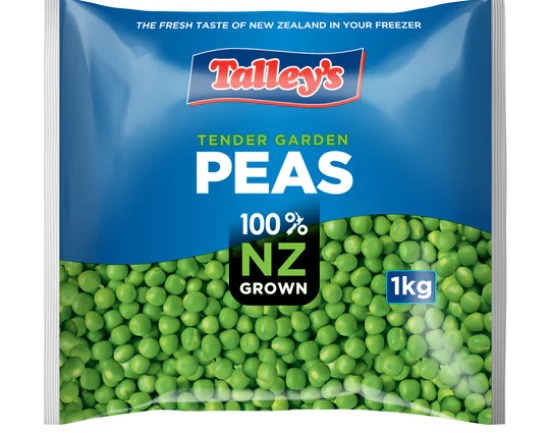 Talleys- Garden Peas 1 Kilo Pack