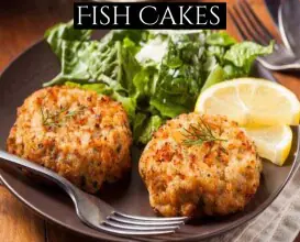 fish cakes x 2 in a pack 120g e