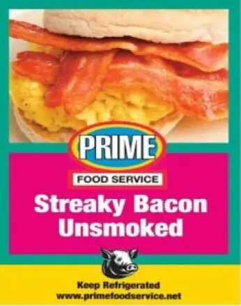 Streaky Bacon Unsmoked 250g e
