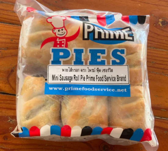 Cumberland pork Mini Sausage Rolls  6 in a pack 240g e