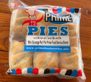 Cumberland pork Mini Sausage Rolls  6 in a pack 240g e