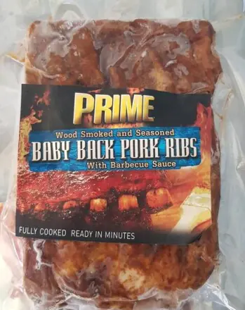 Smoked Baby Back Ribs precooked frozen
