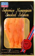 Norwegian Sliced smoked salmon 100g