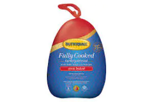 Butterball Whole Cooked Turkey 4.34-5.6kg (Frozen)
