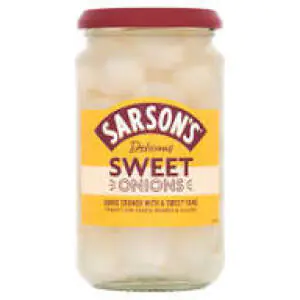 Sarson’s Sweet Onions  460g