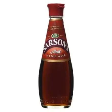 Sarsons Malt Vinegar Glass Bottle 400ml