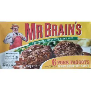 Brains Box Pork Faggots 656g