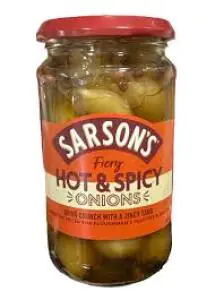 Sarson Hot and Spicy Onions 460g