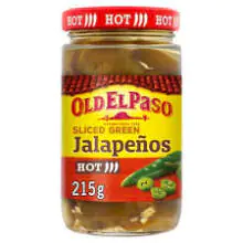 Old el paso pickled jalapenos 215g