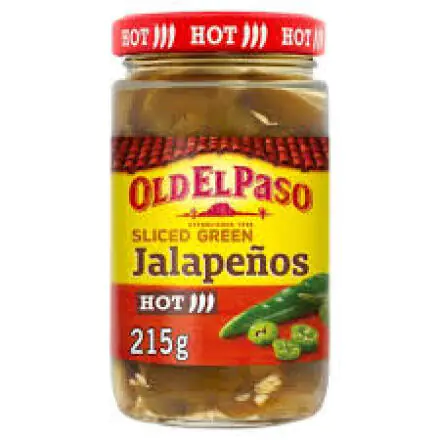 Old el paso pickled jalapenos 215g