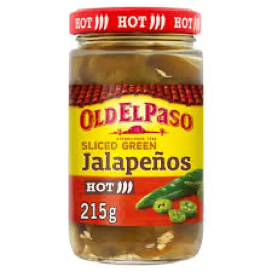 Old el paso pickled jalapenos 215g