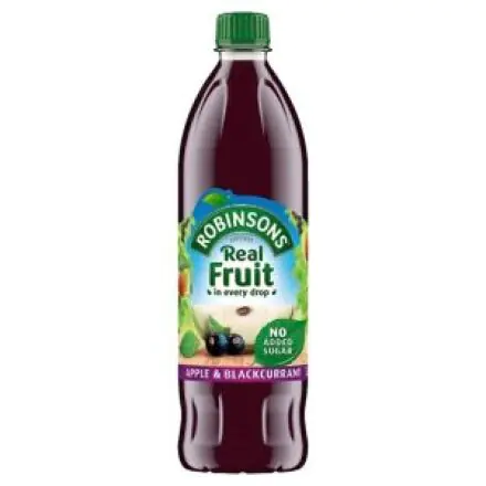 Robinsons Apple & Blackcurrant Cordial Double Strength 750ml