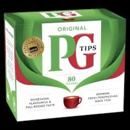 pg tips 80 original tea bags 232g