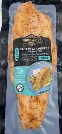 Prime Valley Basa Black Pepper Marinated Fish 135g