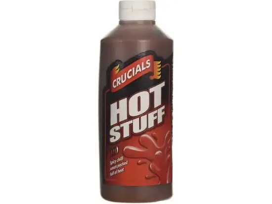 Crucials Hot Stuff chilli sauce 500ml