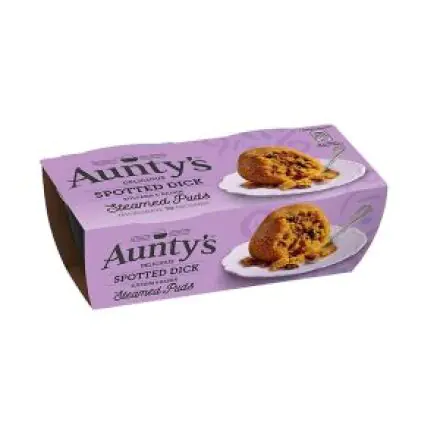 Auntys Spotted dick pudding 2X95G