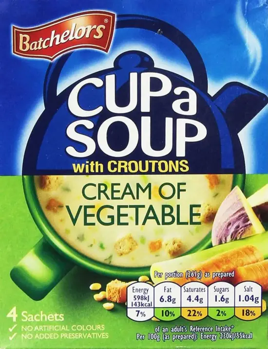 Batchelors Cream of Vegetable With Croutons 122g