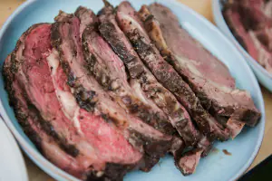 Cold Roast Beef and Beetroot Plate