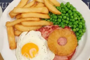 Gammon, Egg & Chips