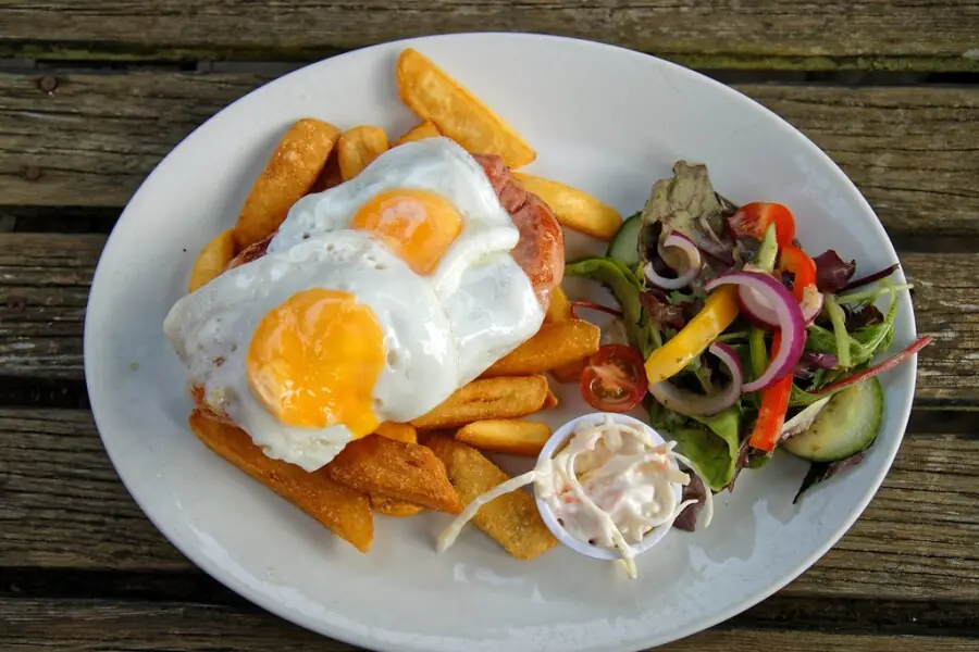 Gammon, Egg & Chips