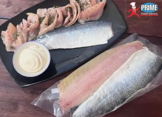 Smoked herring kippers x 2 in a pac 150g e