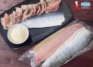 Smoked herring kippers x 2 in a pac 150g e