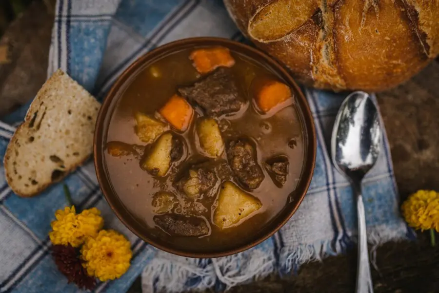 Steak & Ale Stew with Suet Dumplings
