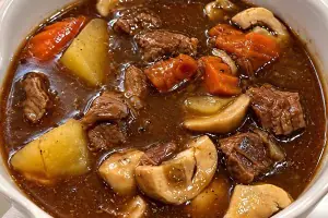 Steak & Ale Stew with Suet Dumplings